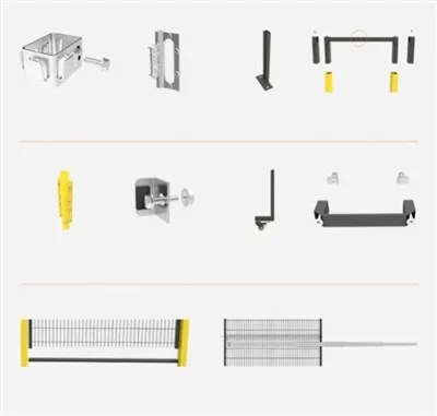 Acessórios para proteção de máquinas
